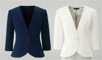 インフォメーション・ショールーム 七分袖ジャケット ジョア 86550  事務服JP