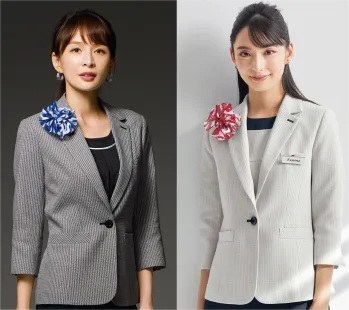 インフォメーション・ショールーム 七分袖ジャケット ジョア 86740  事務服JP