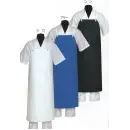 食品白衣jp 食品工場用 業務用エプロン ジンナイ 830-2 エステル前掛（胸付前掛）