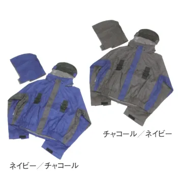 男女ペア レインジャケット（合羽） ジンナイ 8701 フルハーネス対応レインジャケット 作業服JP