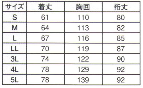 ジンナイ 4020 防寒キルトジャケット 4020 防寒キルトジャケット凍てつく屋外での過酷作業でも体温を逃さずに乗り切る単品でも着用できるこの防寒着とレインウェアを重ね着してさらに暖かく。オプションのファスナー加工で合体し最強アウターに‼●左胸ポケット ファスナー付きなので前傾姿勢での物の落下を防ぎます。●左袖ペン差しポケット 作業中の収納に便利です。●腰脇両サイドポケット ファスナー付きなのでポケットからの物の落下を防ぎます。●氏名片布付き 所属・氏名を記入できます。●キルティング加工 中綿の型崩れを防ぎます。●内側襟は着心地の良い起毛地を採用●収納袋なし●フードなし●反射材・ワッペンなどを取付可●ネーム入れ可 サイズ／スペック