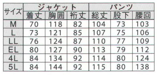 ジンナイ 9040 スプルーススーツ（上下セット） 透湿性はないが、経年変化に強い、耐水性を重視した素材です。ミシン縫製後、縫い目にはシームテープで目張り加工を施してあるので、高い耐水性を持っています。●おすすめ使用環境:作業全般（港湾・空港・農業・その他）、警備（交通誘導・警備など）、公共（消防・防災・清掃など） サイズ／スペック