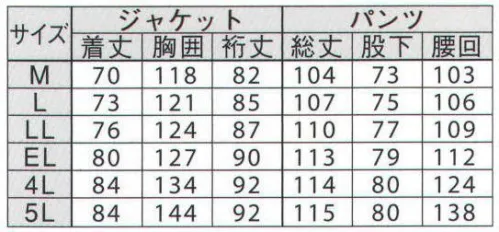 ジンナイ 9050 ナダレススーツ（上下セット） 透湿性はないが、経年変化に強い、耐水性を重視した素材です。ミシン縫製後、縫い目にはシームテープで目張り加工を施してあるので、高い耐水性を持っています。●おすすめ使用環境:作業全般（港湾・空港・農業・その他）、警備（交通誘導・警備など）、公共（消防・防災・清掃など） サイズ／スペック