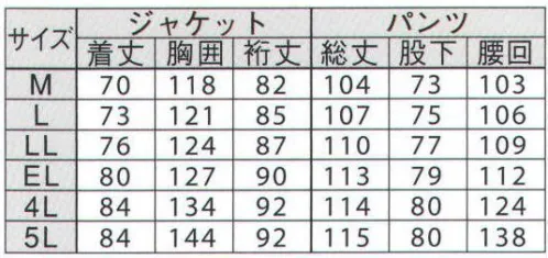 ジンナイ 9060 ナダレススーツ（上下セット） 基布にポリエステルを使用しているため、黄変しにくい素材です。透湿性はないが、経年変化に強い、耐水性を重視した素材です。ミシン縫製後、縫い目にはシームテープで目張り加工を施してあるので、高い耐水性を持っています。●おすすめ使用環境:作業全般（港湾・空港・農業・その他）、警備（交通誘導・警備など）、公共（消防・防災・清掃など） サイズ／スペック