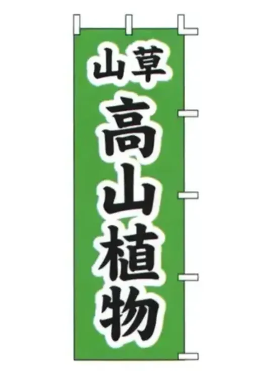 上西産業 J-21 のぼり（山草高山植物）