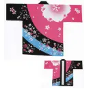 祭り用品jp 祭り半天・シャツ 半天 上西産業 DM-6363 イベント袢天(大人用)