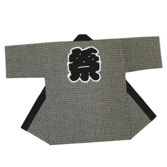 上西産業 DM-6665 祭袢天（白/黒・二の字）