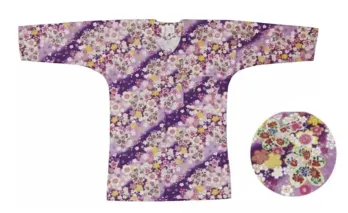 祭り半天・シャツ 鯉口シャツ 上西産業 DM-9559 鯉口シャツ 桜吹雪柄 祭り用品jp