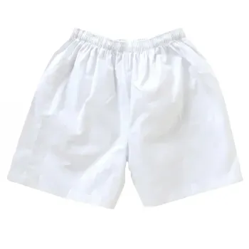 祭り腹掛・股引 ショートパンツ・ハーフパンツ 上西産業 KN-9330 大人 祭り半パンツ<白> 祭り用品jp