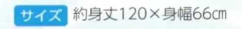 上西産業 DM-6455 長袢天（白/青・熨斗） サイズ／スペック