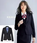 カーシー EAJ-474 ジャケット 【美スラッと（R）Suits】新提案!!パネルテクニックでつくるS字ラインが、1サイズSmartを約束。誰が着ても、どの角度から見てもスラッとかっこよく、くびれたウエストやキュッと上がったヒップを強調。しかも、思いっきり動いても、きゅうくつ完ゼロ。女性の理想の体型に近づける、パターン技術を駆使して生み出した新開発の美スラッとSuitsです。1.曲線×立体のオリジナルパターンとS字ラインが作り出す美姿勢。4枚パネル(6面体仕立て)がサイドのS字をつくりだし、まるでコルセットの様に美しくメリハリのあるボディラインを表現。また後姿のなめらかなS字と組み合わせる事で、より一層女性らしいボディを演出します。2.Iライン＋Xラインのシルエットがスマートでくびれたボディを強調。たてのラインの強調してほっそり見せるIラインと、ウエストのくびれを強調するXラインが合わさることで、スマートでメリハリのあるボディが誕生！着るだけで細く見える、「着やせ」効果を実現しました。ベストのフロントはパイピングでラインをより強調しています。3.魔法のシェーディング効果で、バランスアップ。小顔に見せ立体感を作るメイクアップのひと手間「シェーディング」効果を応用。目の錯覚により、ボディ全体がメリハリがあってすっきり見えるバランスをつくりました。また、スカートにもストライプ柄の組み合わせやパターンによってヒップアップして見えるように工夫をほどこしました。チェーンシャドーと繊細なカラーストライプが、立体的な艶やかさを表現。極細ウールよりもさらに繊細な「トレヴィラ・マイクロ」を使用した、美しく立体感のあるenjoyオリジナル素材。驚くほどソフトな手ざわりと、長時間着用しても傷みにくい素材の安定感が魅力です。動きやすくて、しわになりにくい、体感ストレッチ素材。ホームクリーニングできるから、お手入れもラクラクです。腕を真上にあげても、ぐるぐる回してもラクラクの立体パターン「enjoy ARM360°」を採用。ジャケットの肩まわりにのみ、ストレッチ性のある裏地を使用。身ごろのすべりがよく、肩まわりの動きやすさがアップ。衿や袖のディテール、裏地のチョイスにもこだわり、美スラッとの魅力を引き出す、隙のない仕上がりを追求。●スカーフループ。首にスカーフをまかず、直接ジャケットにつける新発想。きゅうくつ感ゼロのアクセサリーが、より華やかな着こなしをかなえます。●洗練されたデザイン＆オシャレな裏地。衿のアクセントとしてタックをいれ、華やかさをアップ。ネイビーには大人っぽいワインレッド、ブラックにはクールなブルーのオシャレな裏地を組み合わせました。ディテールへの配慮が上質感を高めます。●小さく見えても大容量！マルチ機能ポケット。仕事の必需品や肌身離さず持ち歩きたいアイテムがどんどん入る、うれしい工夫がいっぱいです。●Wネームループ付き胸ポケット。胸ポケットの使い方に合わせて、名札のつける位置をチョイス。内側は耐久性に優れた補強仕様です。●IDカードポケット。外出時に便利。カードホルダーを隠しておける専用ポケットです。●ハンコポケット。ハンコやリップクリームがすっぽり入る、隠しポケットつき。●大容量ポケット。4インチのスマートフォンを入れてもはみ出さない大き目の安心サイズ。●シークレットポケット。ジャケットの内側にもポケットつき。メモ帳を入れたり、カイロを入れたり、容量が大きいので、使い方は着る人のお好み次第。●袖口はベンツ入り。手首を見せることで着やせ効果をさらにUP。2014年11月公開映画「クローバー」主演の武井咲さんも美スラッと（R）Suitsとミニスカーフを着用しています。※19号は受注生産になります。※受注生産品につきましては、ご注文後のキャンセル、返品及び他の商品との交換、色・サイズ交換が出来ませんのでご注意くださいませ。※受注生産品のお支払い方法は、先振込み（代金引換以外）にて承り、ご入金確認後の手配となります。