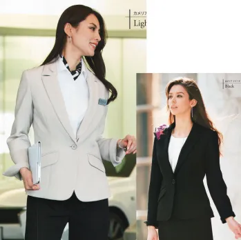 インフォメーション・ショールーム 長袖ジャケット（ブルゾン・ジャンパー） カーシーカシマ EAJ-571 ジャケット 事務服JP