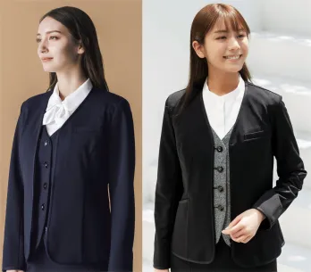 オフィスウェア 長袖ジャケット（ブルゾン・ジャンパー） カーシーカシマ EAJ791 カーディガンジャケット 事務服JP