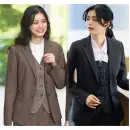 事務服JP オフィスウェア 長袖ジャケット（ブルゾン・ジャンパー） カーシーカシマ EAJ820 テーラードジャケット