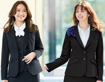 オフィスウェア 長袖ジャケット（ブルゾン・ジャンパー） カーシーカシマ EAJ865 ジャケット 事務服JP