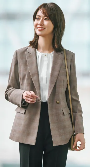 オフィスウェア 長袖ジャケット（ブルゾン・ジャンパー） カーシーカシマ EAJ930 ジャケット 事務服JP