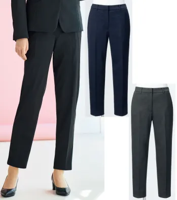 オフィスウェア パンツ（米式パンツ）スラックス カーシーカシマ EAL859 テーパードパンツ 事務服JP
