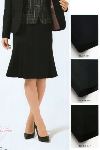 オフィスウェア スカート カーシーカシマ EAS-654 マーメイドラインスカート 事務服JP