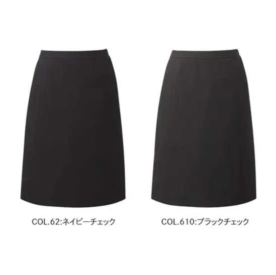カーシーカシマ EAS1007 セミタイトスカート EAS1007 セミタイトスカート衣替えの時期や体感温度は人それぞれ。だからこそ、暑い時期も寒い時期も365日毎日着られる素材で快適に。ニットのように伸びるシャドーチェック素材と、バリエーション豊かなラインナップで、多様性と統一感を両立します。特徴●タテ・ヨコ方向に伸縮性のある2WAYストレッチ●吸汗、速乾性に優れています●イージーケア＆自宅で洗濯可能●ウエストまわりが快適なカーブ仕様●ウエストの両サイドがゴム仕様●3段カンでウエストのフィット感を3段階に調整できます●吹き出し防止裏地（実用新案登録番号 第3186091号）●破れにくい工夫を施したスリット仕様品番：EAS1007品名：セミタイトスカートカラー：52 ネイビーチェック、510 ブラックチェックサイズ：5号、7号、9号、11号、13号、15号、17号、19号、21号、23号※23号は受注生産になります。※受注生産品につきましては、ご注文後のキャンセル、返品及び他の商品との交換、色・サイズ交換が出来ませんのでご注意ください。※受注生産品のお支払い方法は、前払いにて承り、ご入金確認後の手配となります。