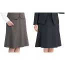 事務服JP オフィスウェア スカート カーシーカシマ EAS823 セミフレアスカート