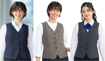 オフィスウェア ベスト カーシーカシマ EAV825 ベスト 事務服JP