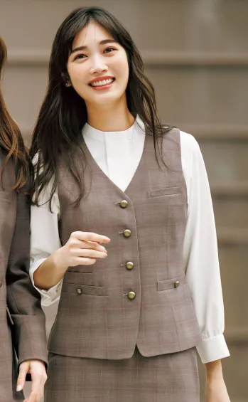 オフィスウェア ベスト カーシーカシマ EAV932 ベスト 事務服JP