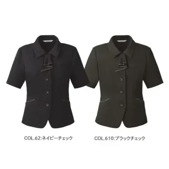 オフィスウェア オーバーブラウス カーシーカシマ ESA1004 オーバーブラウス（半袖） 事務服JP