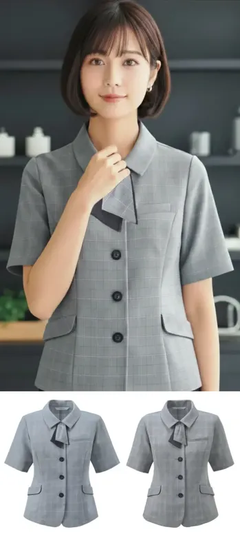 オフィスウェア オーバーブラウス カーシーカシマ ESA1029 オーバーブラウス 事務服JP