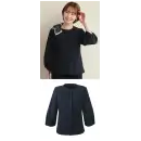 事務服JP オフィスウェア オーバーブラウス カーシーカシマ ESA1032 オーバーブラウス（七分袖）