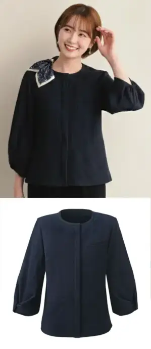 オーバーブラウス（七分袖）
