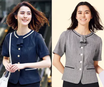 オフィスウェア オーバーブラウス カーシーカシマ ESA833 オーバーブラウス 事務服JP