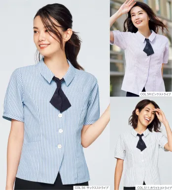 オフィスウェア オーバーブラウス カーシーカシマ ESA836 オーバーブラウス 事務服JP