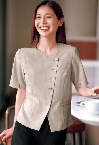 オフィスウェア オーバーブラウス カーシーカシマ ESA973 オーバーブラウス 事務服JP