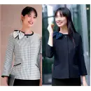 事務服JP オフィスウェア オーバーブラウス カーシーカシマ ESA977 オーバーブラウス(八分袖)