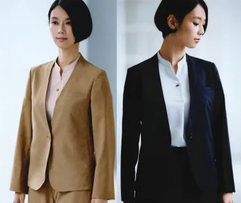 オフィスウェア 長袖ジャケット（ブルゾン・ジャンパー） カーシーカシマ ESJ773 ライトジャケット 事務服JP