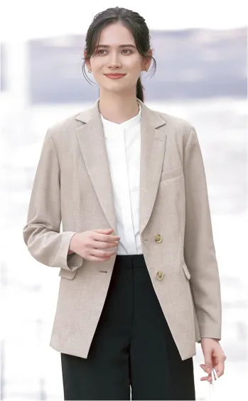 オフィスウェア 長袖ジャケット（ブルゾン・ジャンパー） カーシーカシマ ESJ972 ジャケット 事務服JP