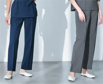 オフィスウェア パンツ（米式パンツ）スラックス カーシーカシマ ESL817 テーパードパンツ 事務服JP