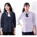 事務服JP オフィスウェア 長袖ポロシャツ カーシーカシマ ESP980 ポロシャツ(七分袖)