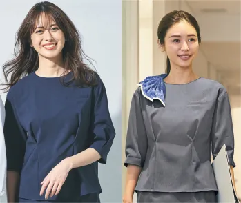 オフィスウェア カットソー カーシーカシマ EST815 プルオーバー（七分袖） 事務服JP