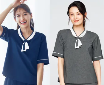 オフィスウェア カットソー カーシーカシマ EST837 プルオーバー 事務服JP