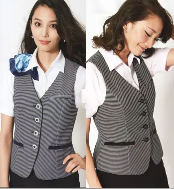 オフィスウェア ベスト カーシーカシマ ESV-619 ベスト 事務服JP