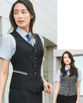 オフィスウェア ベスト カーシーカシマ ESV-664 ベスト 事務服JP