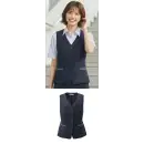 事務服JP オフィスウェア ベスト カーシーカシマ ESV1025 ベスト