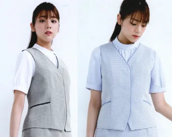 オフィスウェア ベスト カーシーカシマ ESV778 ベスト 事務服JP