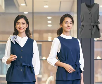 オフィスウェア ベスト カーシーカシマ ESV814 シャツベスト 事務服JP