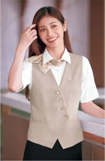 オフィスウェア ベスト カーシーカシマ ESV974 ベスト 事務服JP
