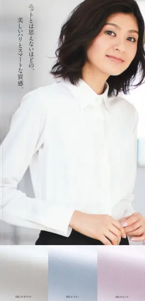 事務服jp シャツブラウス 長袖 カーシー Ewb 690 事務服の専門店