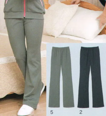 介護衣 トレーニングパンツ カーシーカシマ HL-2225 ニットブーツカットパンツ 医療白衣com