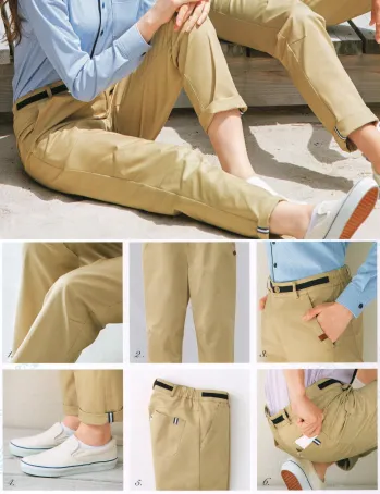 介護衣 パンツ（米式パンツ）スラックス カーシーカシマ HL-2685 パンツ 医療白衣com