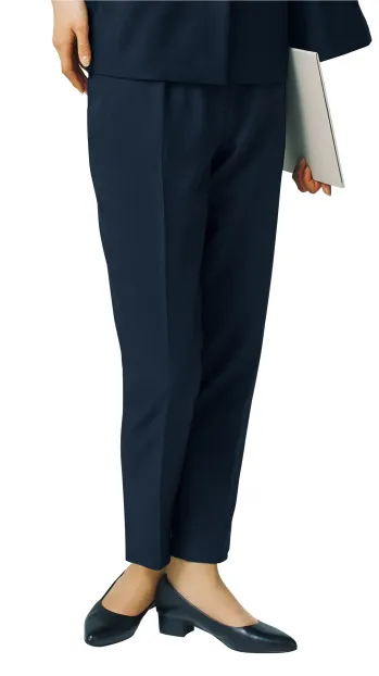 インフォメーション・ショールーム パンツ（米式パンツ）スラックス カーシーカシマ NAL028 テーパードパンツ 事務服JP